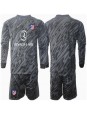 Atletico Madrid Brankářské Domácí dres pro děti 2024-25 Dlouhý Rukáv (+ trenýrky)